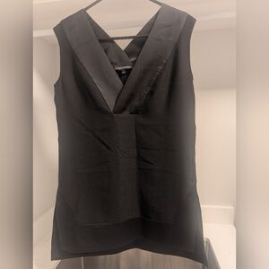 Banana Republic Black V-Neck Blouse